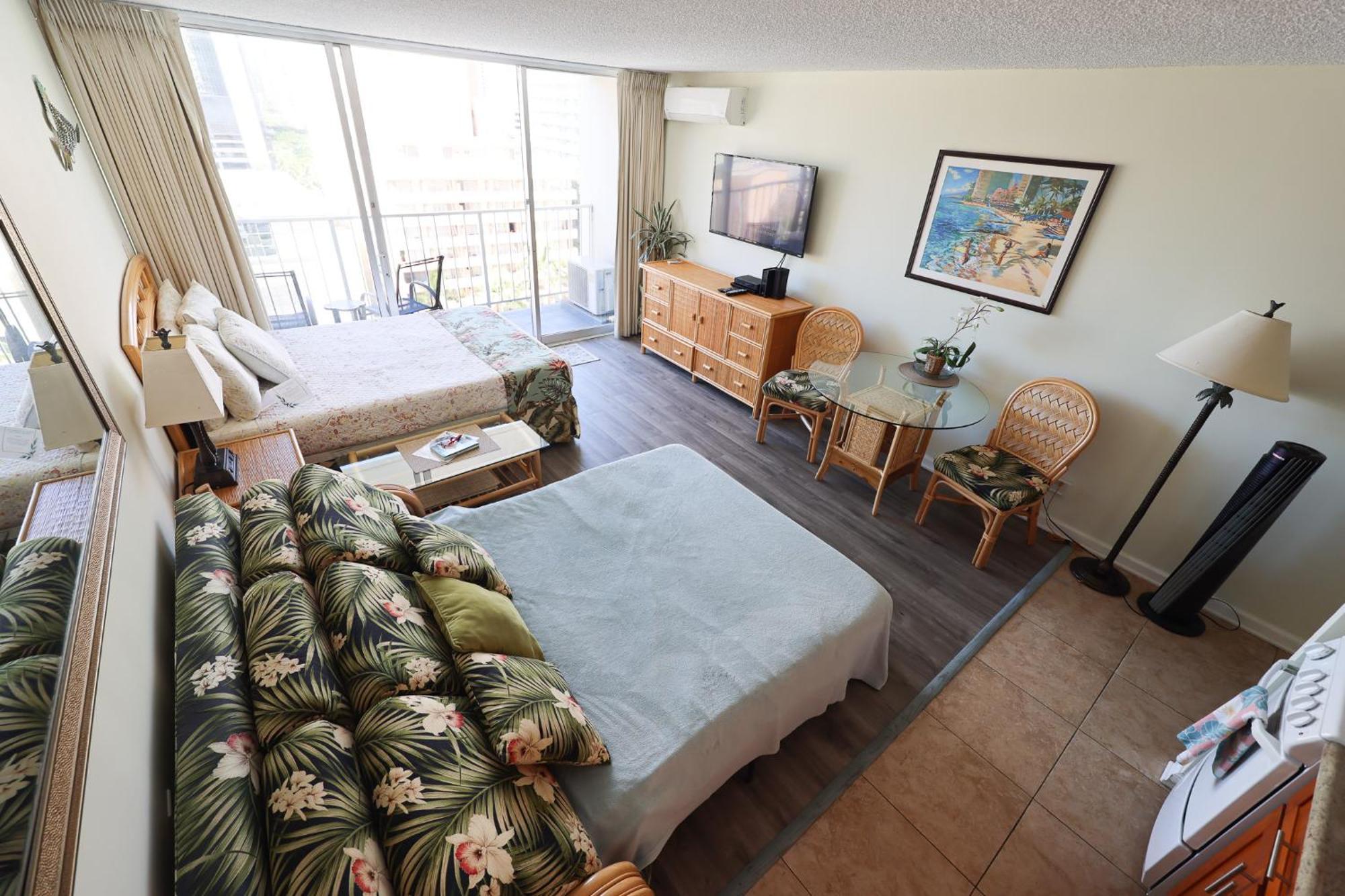 ทรอปิคอล สตูดิโอ แอต มารีน เซิร์ฟ ไวกิกิ Apartment โฮโนลูลู ภายนอก รูปภาพ