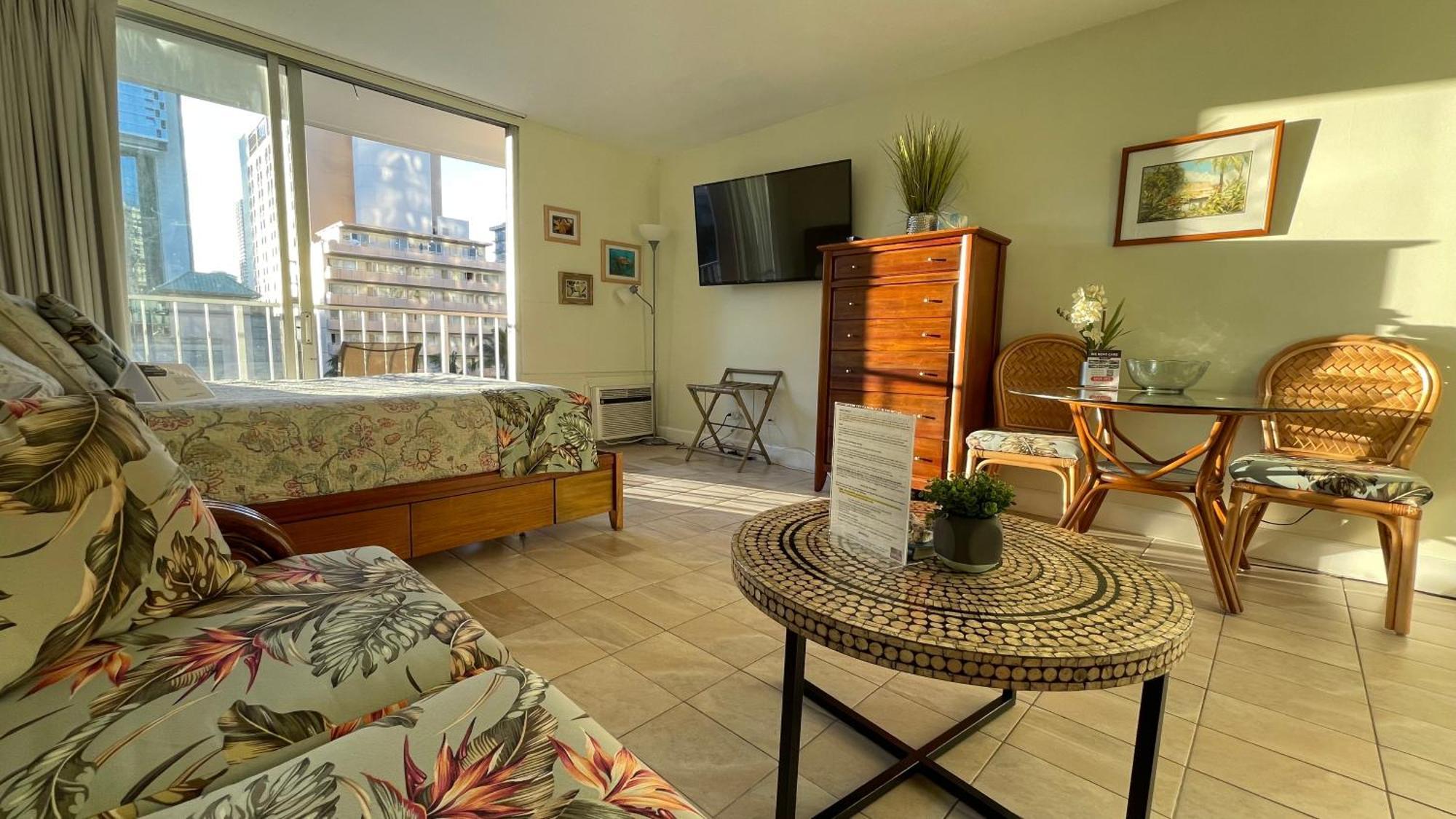 ทรอปิคอล สตูดิโอ แอต มารีน เซิร์ฟ ไวกิกิ Apartment โฮโนลูลู ภายนอก รูปภาพ