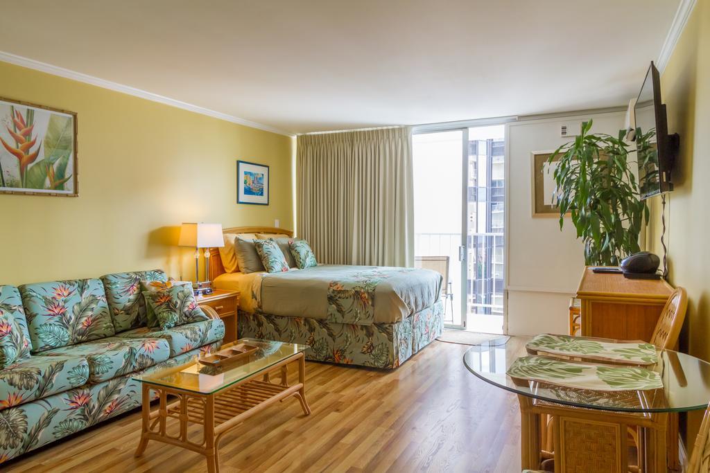 ทรอปิคอล สตูดิโอ แอต มารีน เซิร์ฟ ไวกิกิ Apartment โฮโนลูลู ภายนอก รูปภาพ